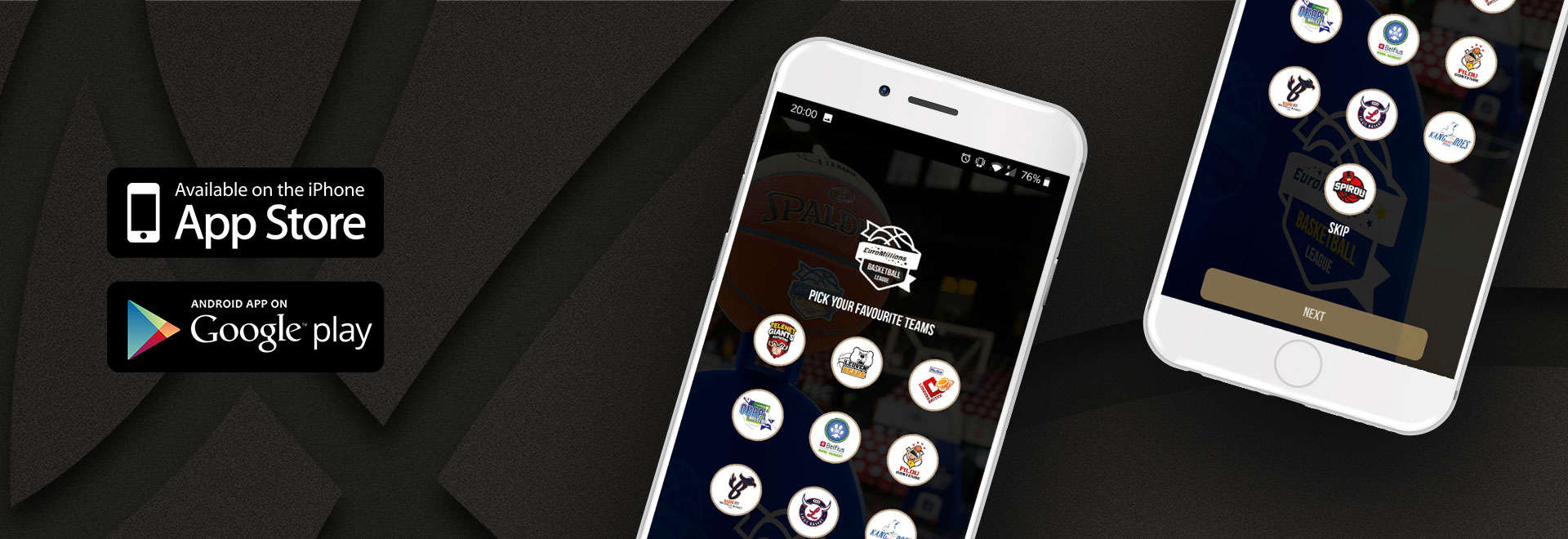 Pro Basketball League mobile app